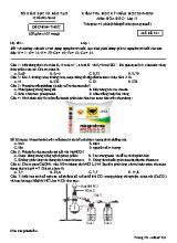 Đề kiểm tra học kỳ I môn Hóa học Lớp 11 - Mã đề 321 - Năm học 2019-2020 - Sở giáo dục và đào tạo Quảng Nam